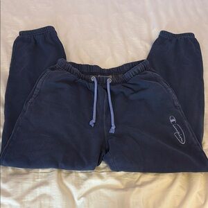 Navy Champion Jogger Sweatpants